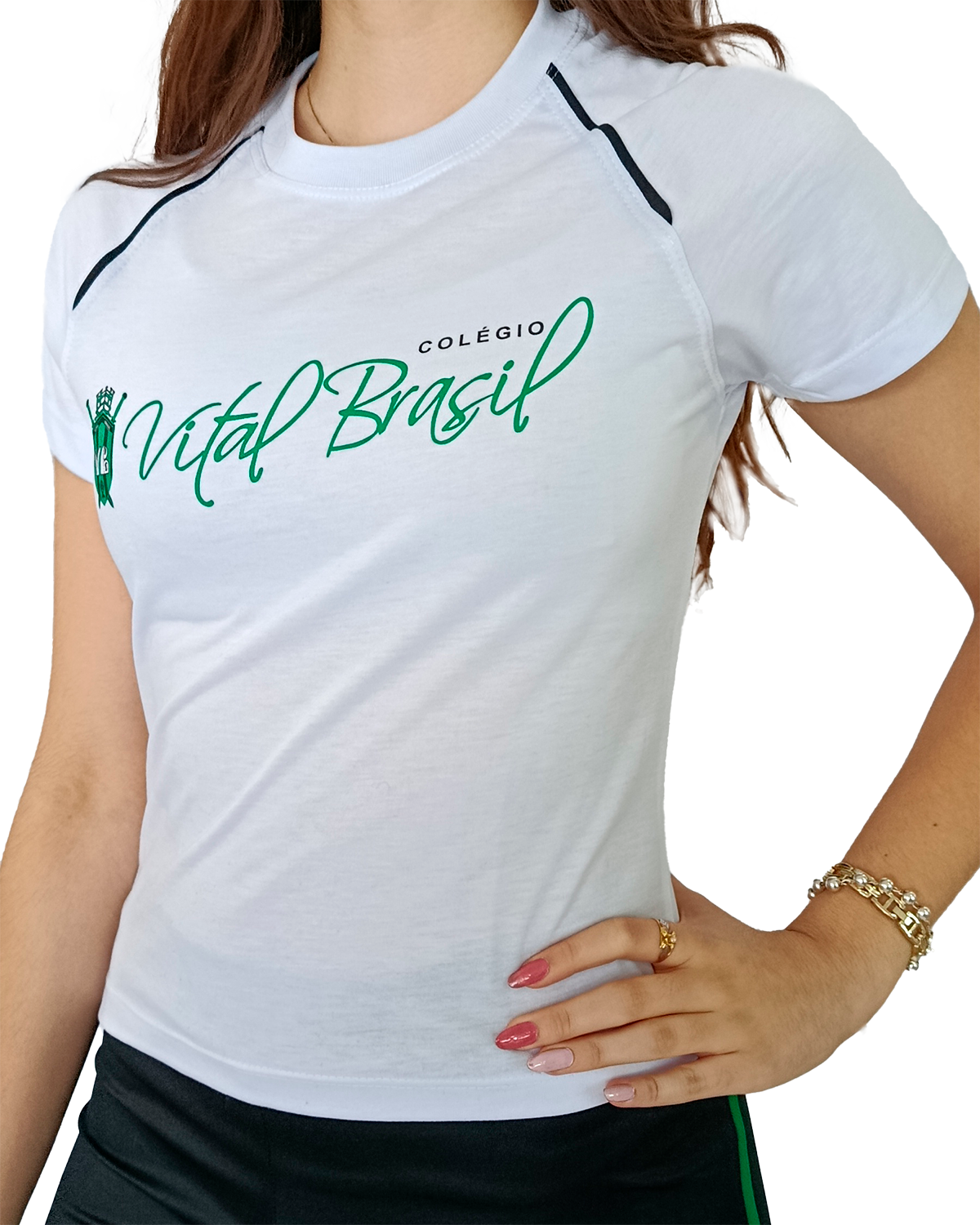 Camiseta Baby Look Branca