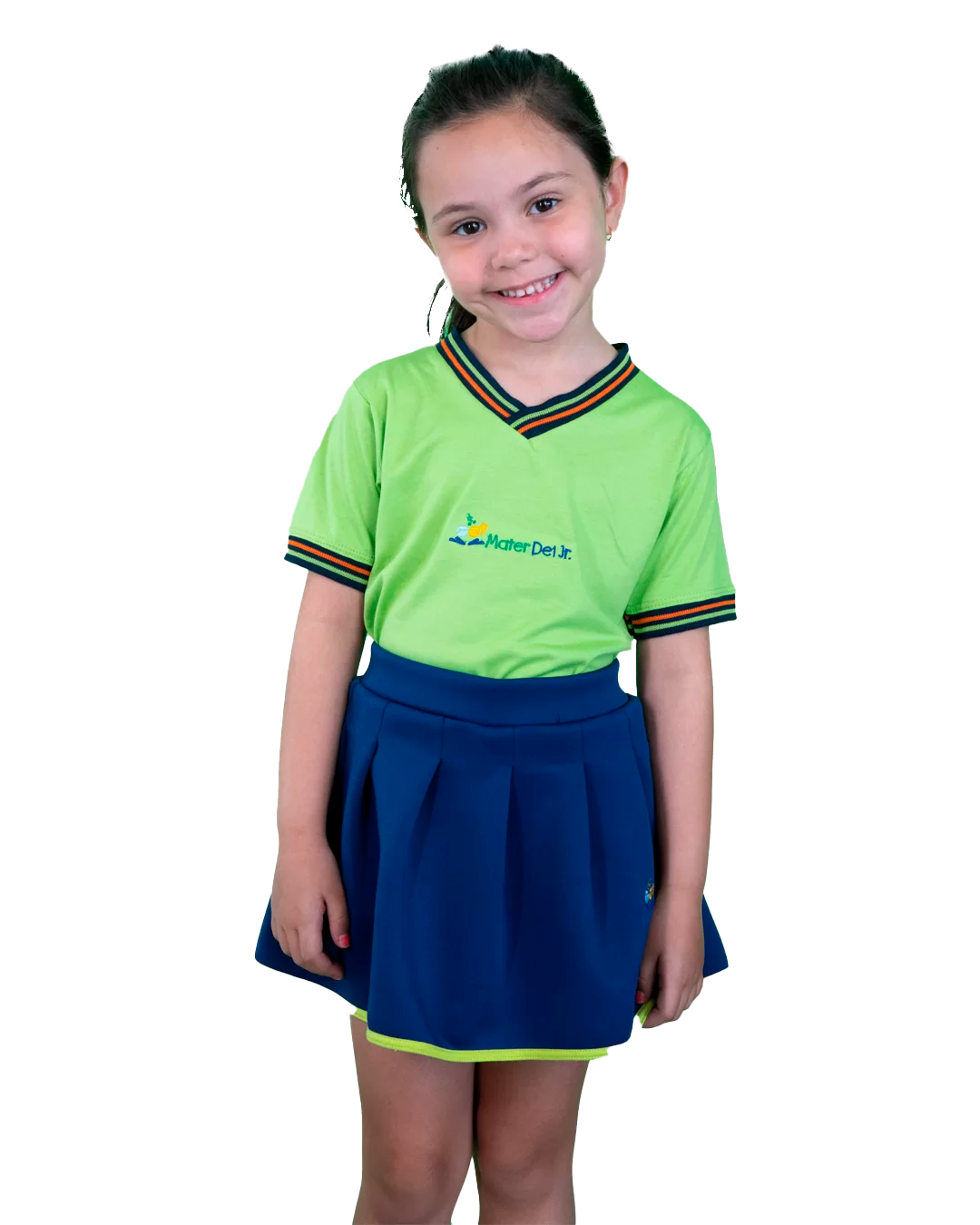 Camiseta Verde / Shorts Saia