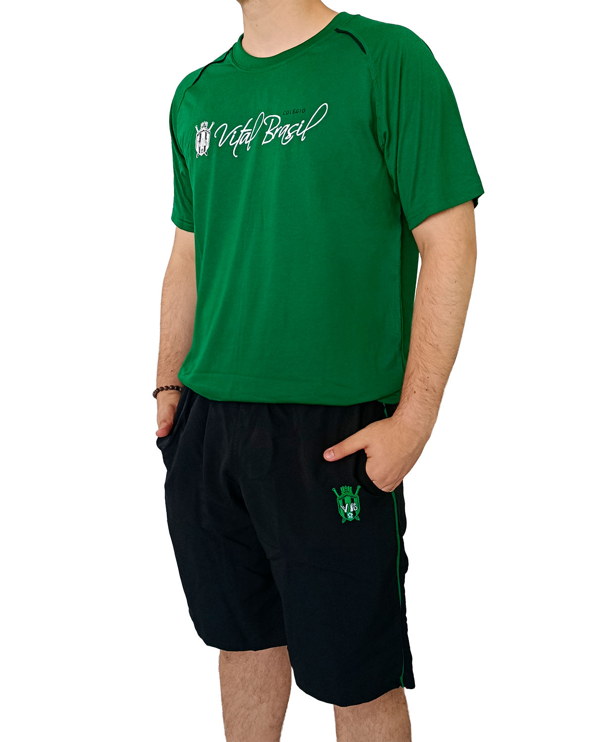 Camiseta Verde / Bermuda Tactel