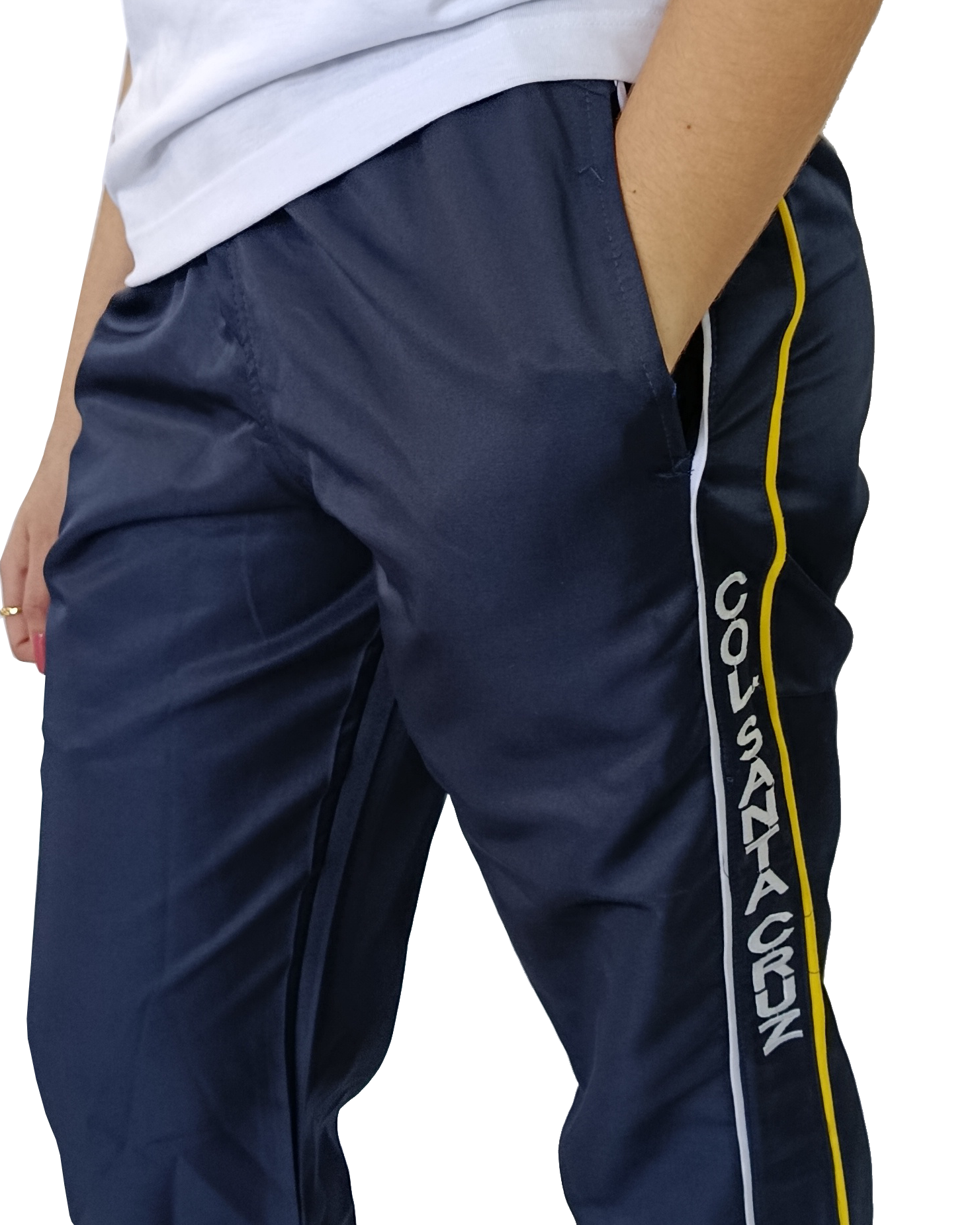 Detalhes Laterais Calça Tactel