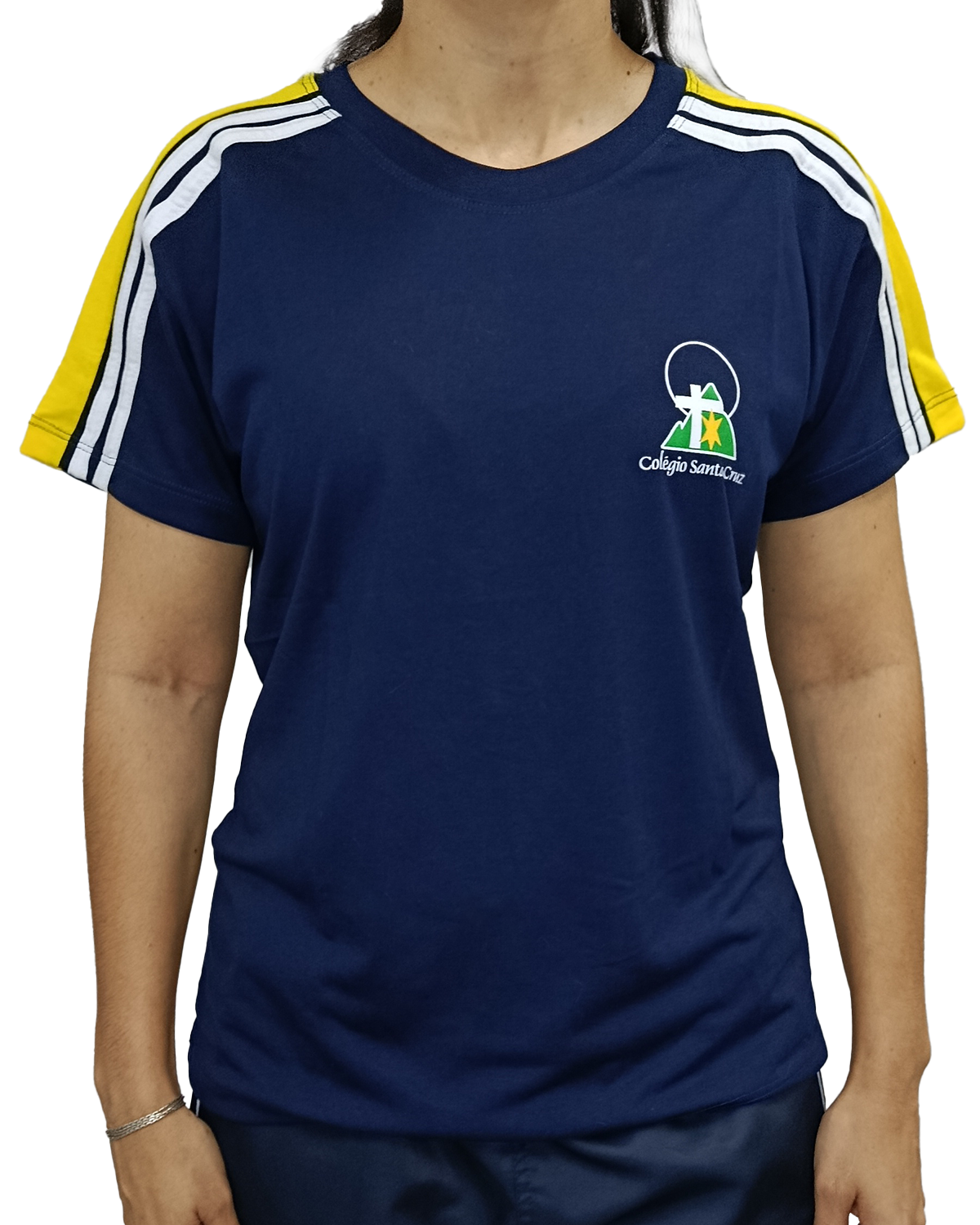 Camiseta Baby Look Azul