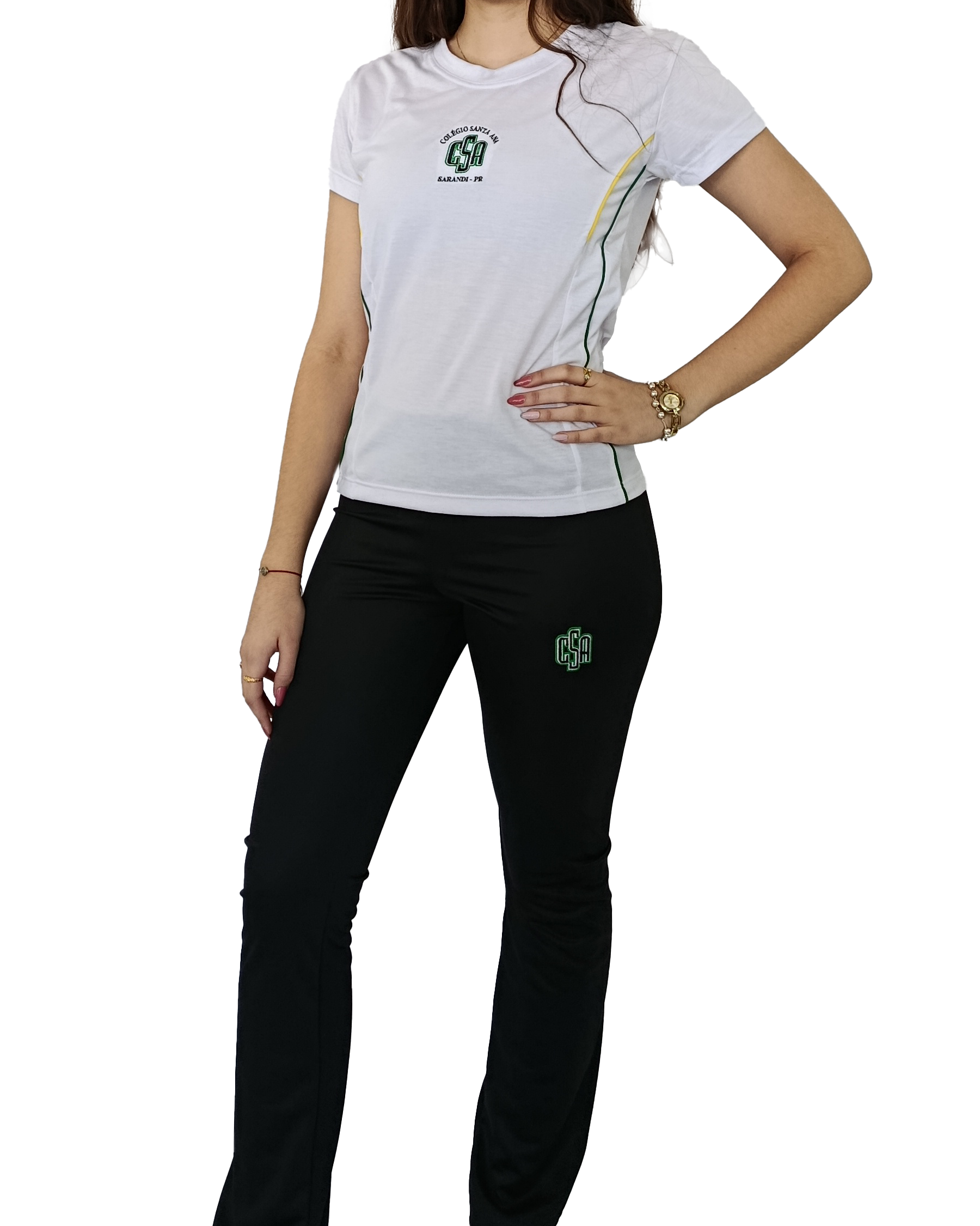 Camiseta Baby Look / Calca Bailarina