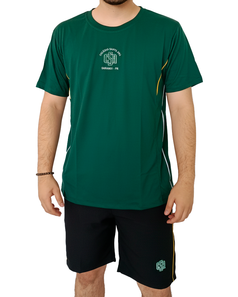 Camiseta Verde / Bermuda Tactel