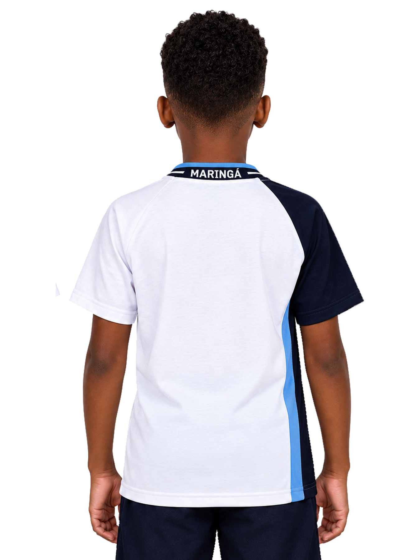 Camiseta PV com Gola de Retilínea